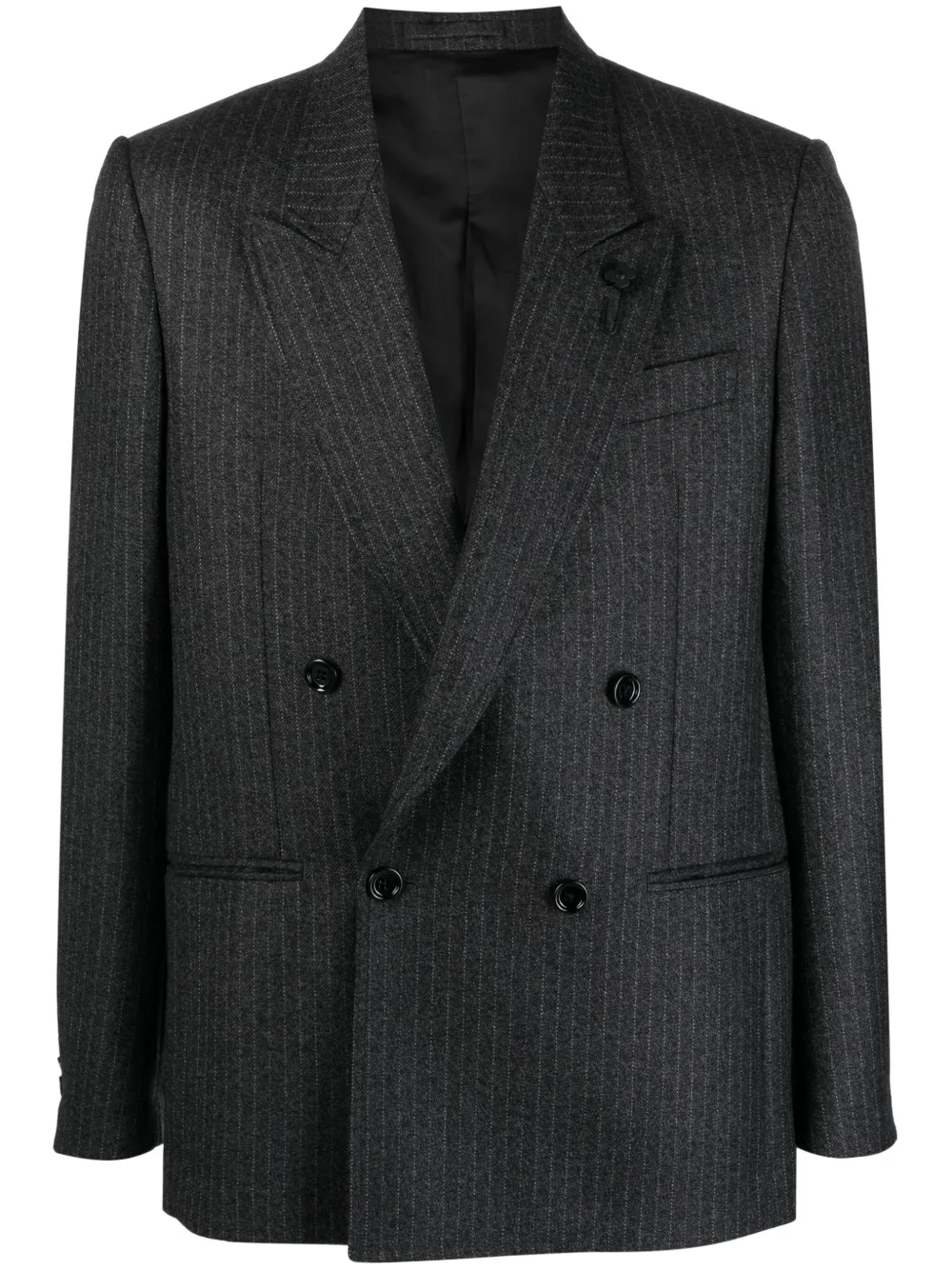 Lardini Wollen blazer Grijs