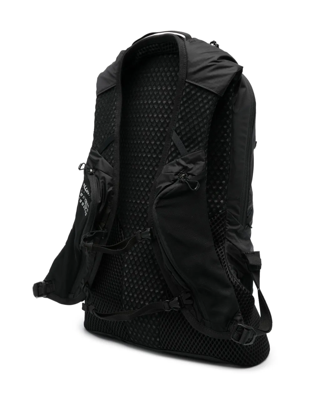 Mm6 Maison Margiela X Saloman Logo-print Backpack In Black