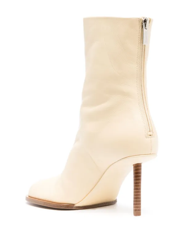Jacquemus white boots outlet