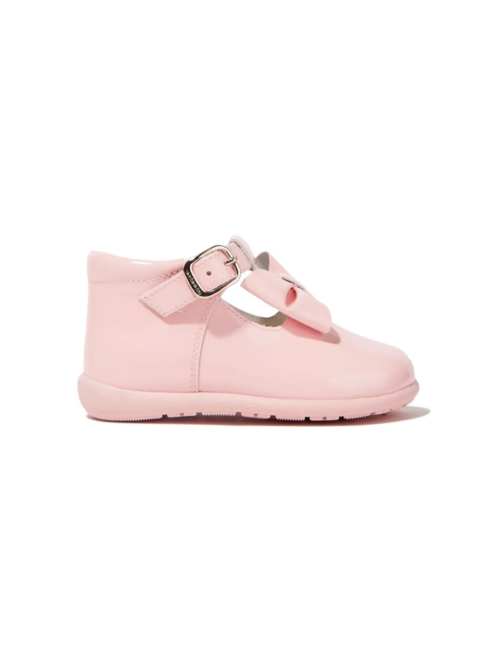 ANDANINES bow-detailing leather ballerina shoes Pink