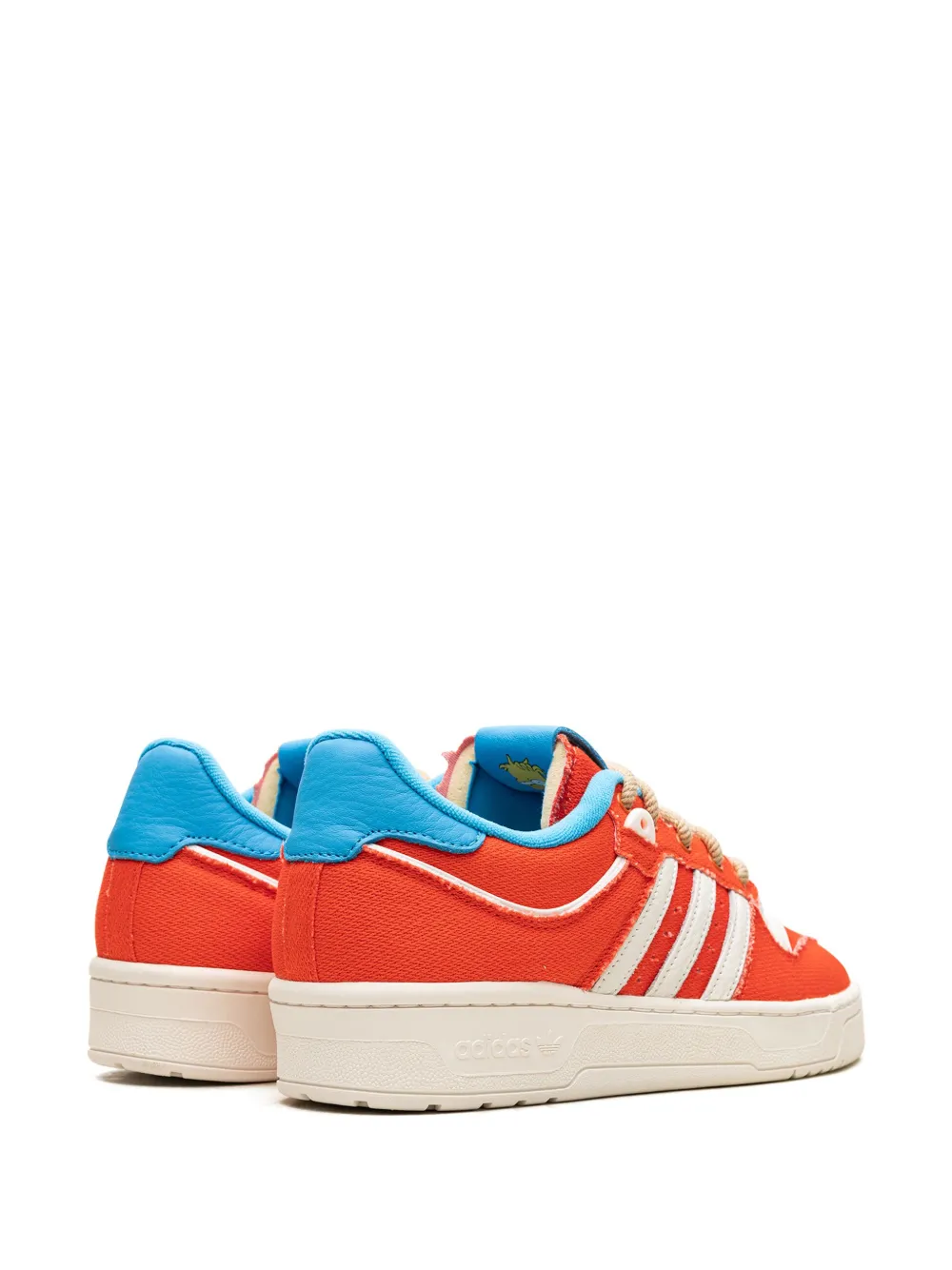 Adidas Originals X The Simpsons Rivalry Low '86 "treehouse Of Horrors" Sneakers In Orange