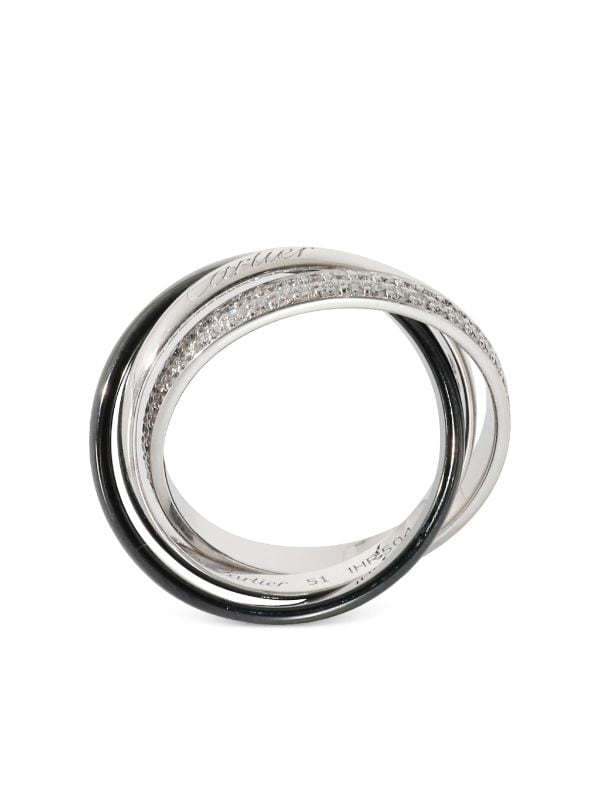 White gold outlet trinity ring