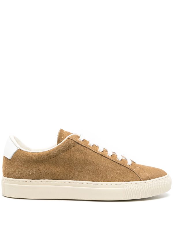 Common Projects Original Achilles Suede Sneakers Brown FARFETCH