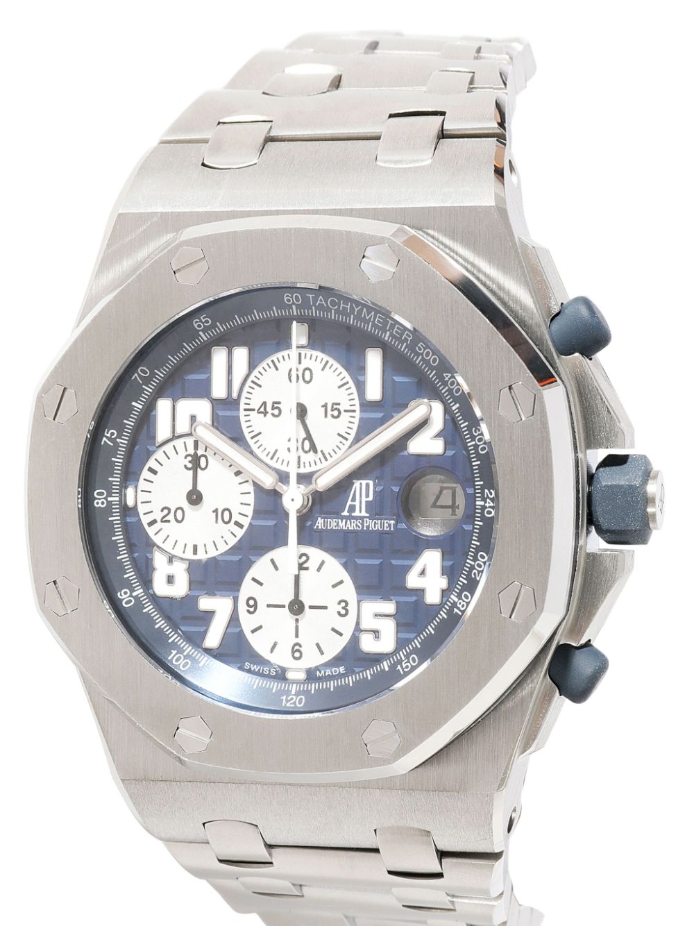 Audemars Piguet 2005 pre-owned Royal Oak Offshore horloge - Blauw