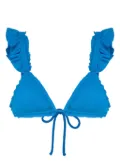 Clube Bossa Laven ruffled bikini top - Blue