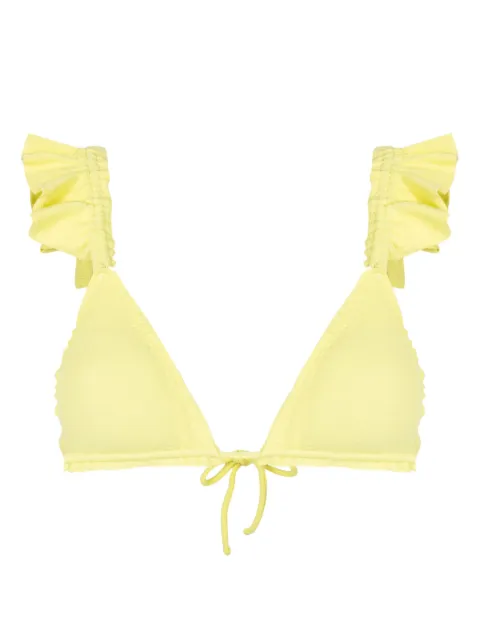 Clube Bossa Laven ruffled bikini top
