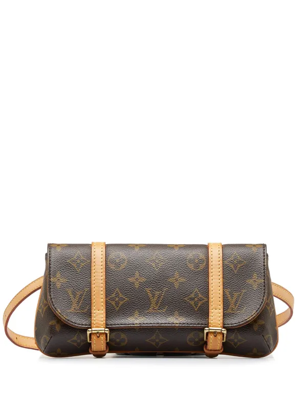 Louis Vuitton Double V Flap Crossbody Black/Brown Canvas/Leather for sale  online