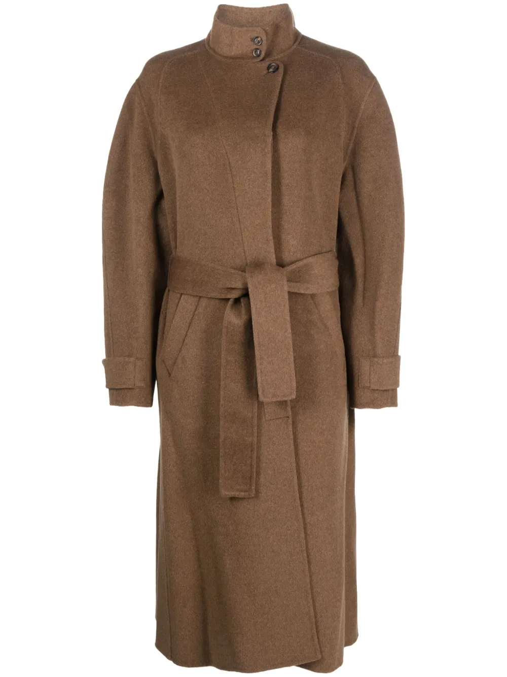 Soeur Jas met gestrikte taille Bruin