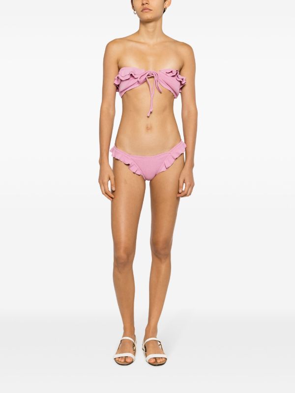 Clube Bossa Winni Ruffled Bikini Bottoms - Farfetch