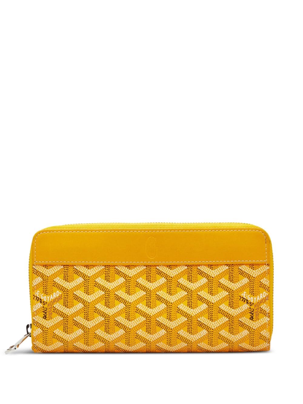GOYARD Paris Orange Canvas Shoulder Tote Bag With Matching Wallet