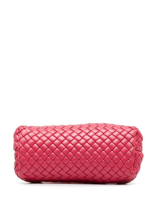 Bottega veneta pink discount clutch