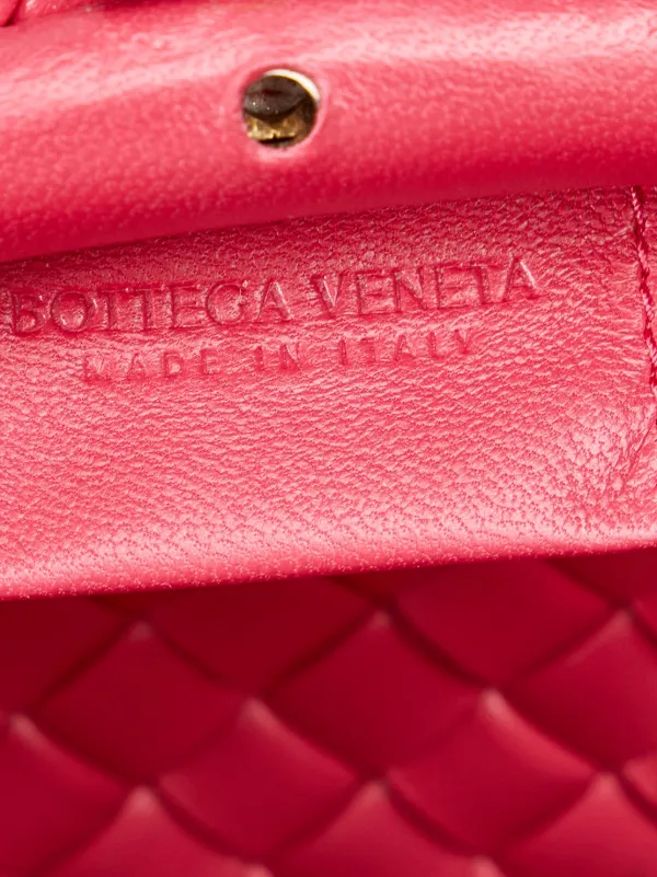 Bottega red outlet bag