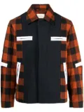 Craig Green check-pattern cotton jacket - Blue