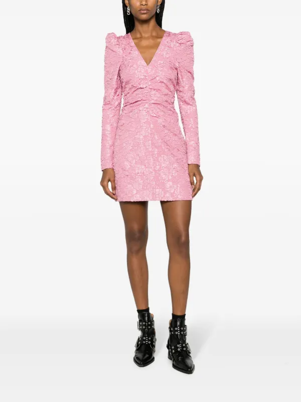 ワンピース GANNI Woman Dress Pink T4111 868 GANNI | Light pink Women's Denim Dress | YOOX
