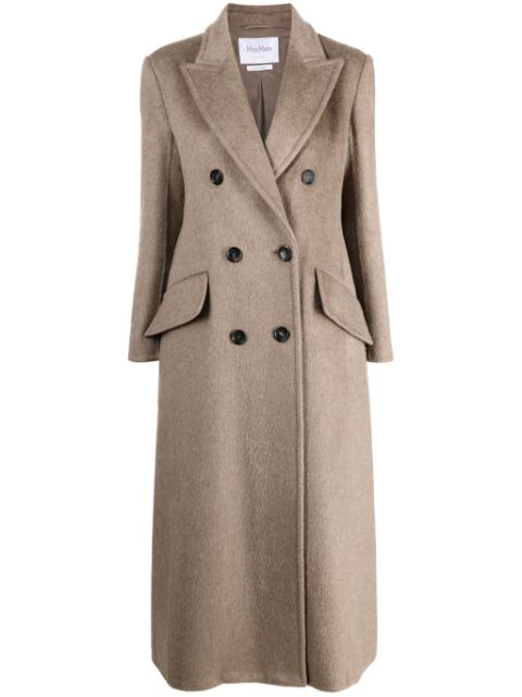 Max Mara double-breasted cashmere blend coat Women