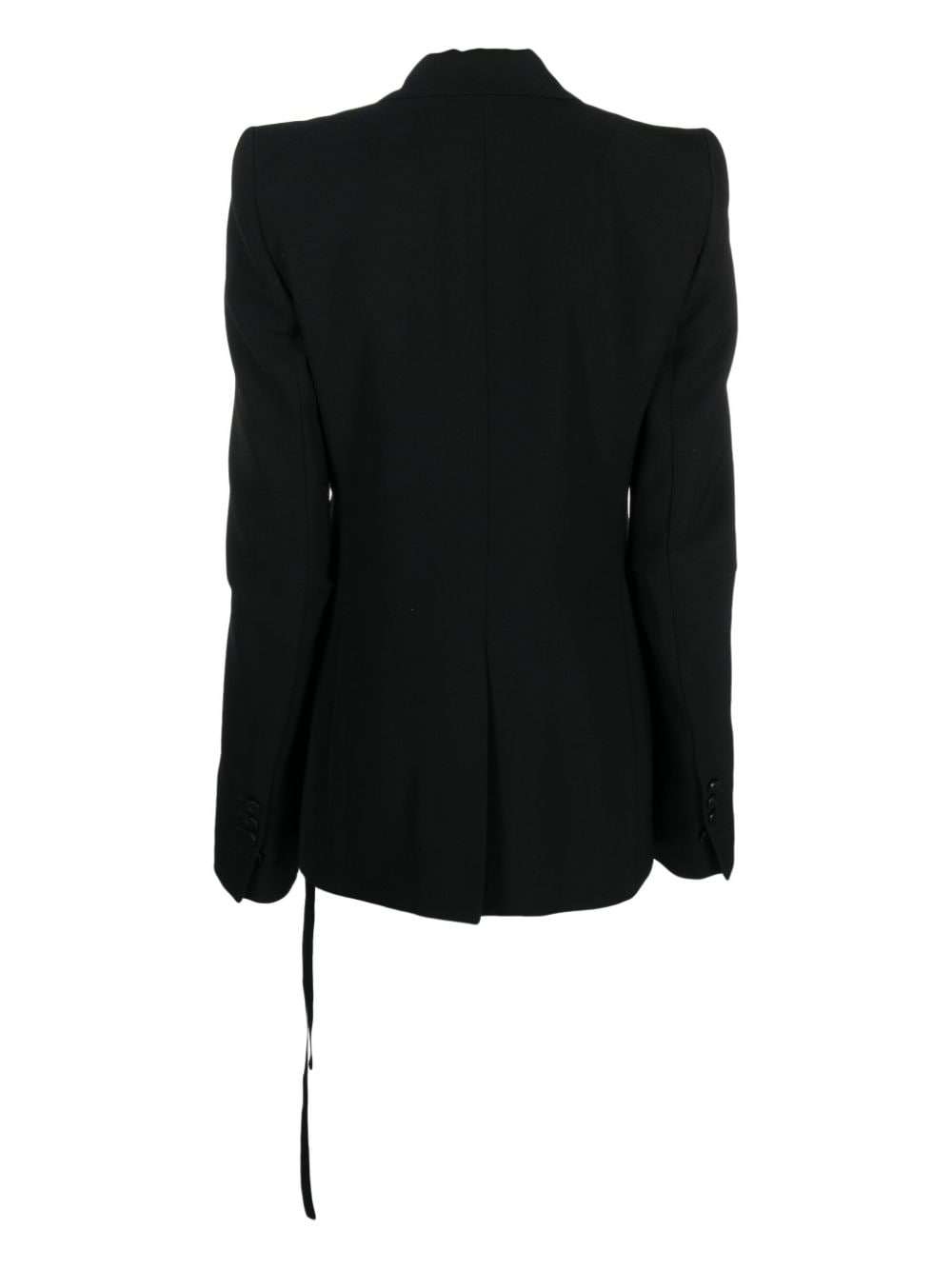 Ann Demeulemeester Blazer met enkele rij knopen Zwart