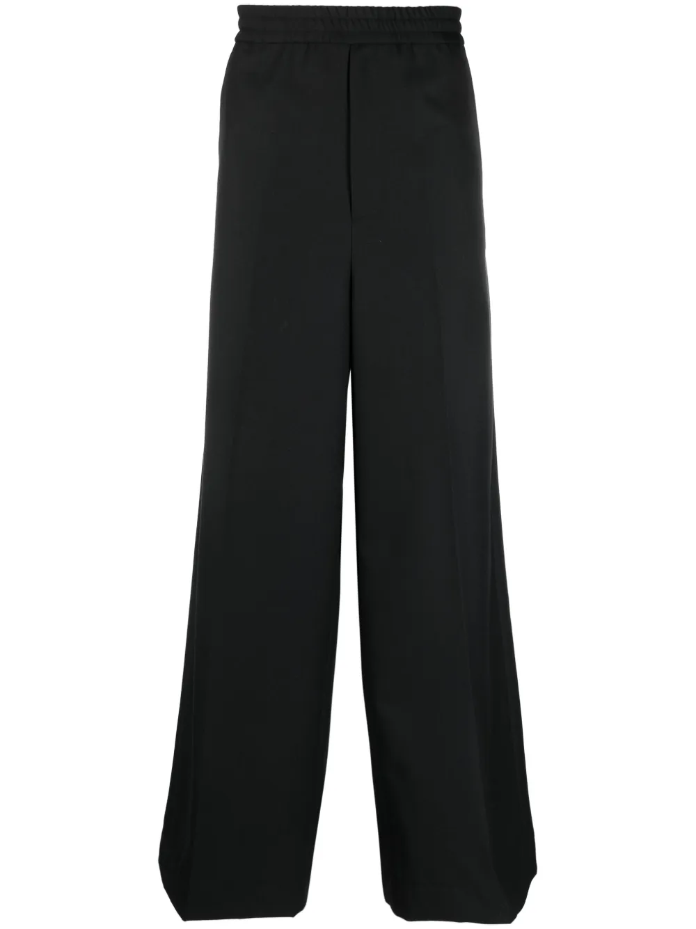 Mm6 Maison Margiela Wide-leg Trousers In Black