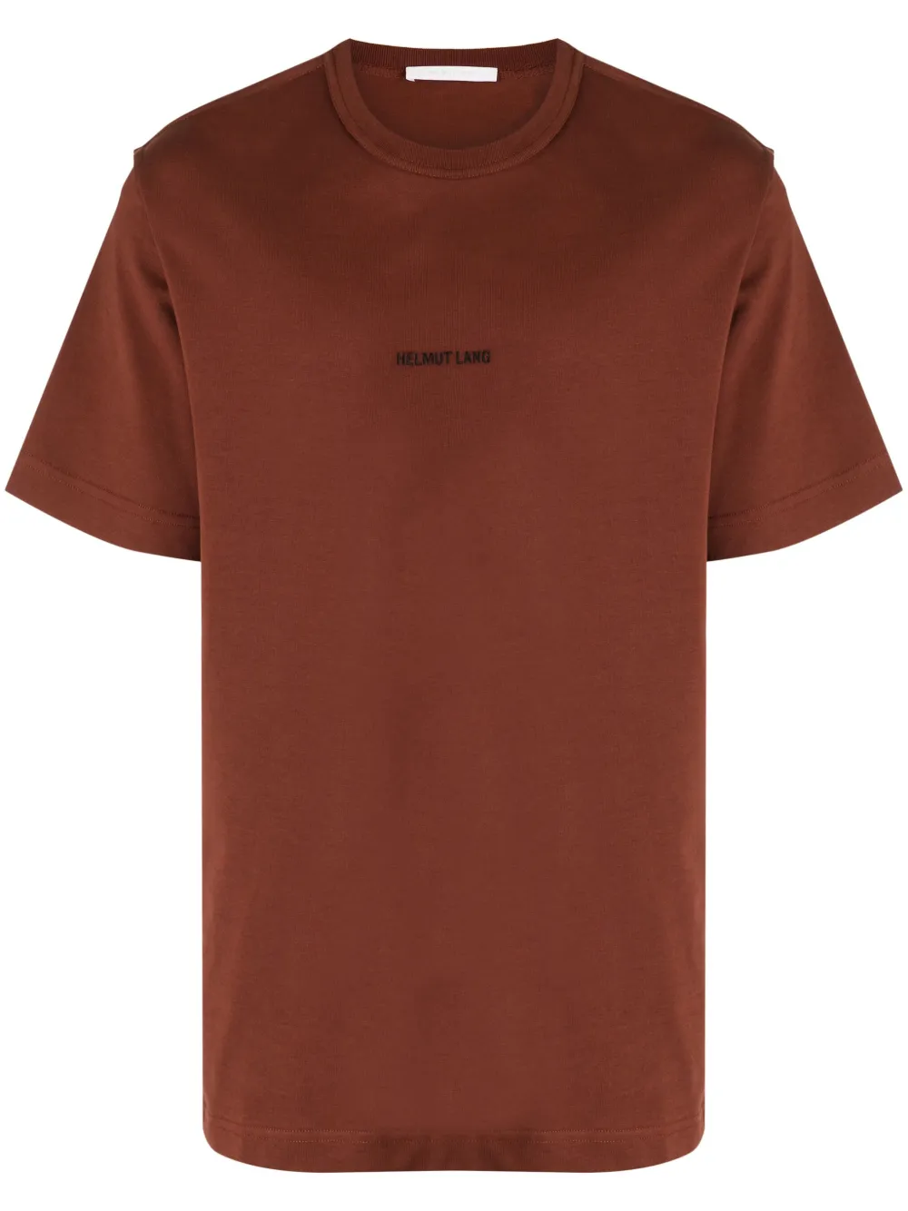 HELMUT LANG INSIDE OUT LOGO-EMBROIDERED COTTON T-SHIRT