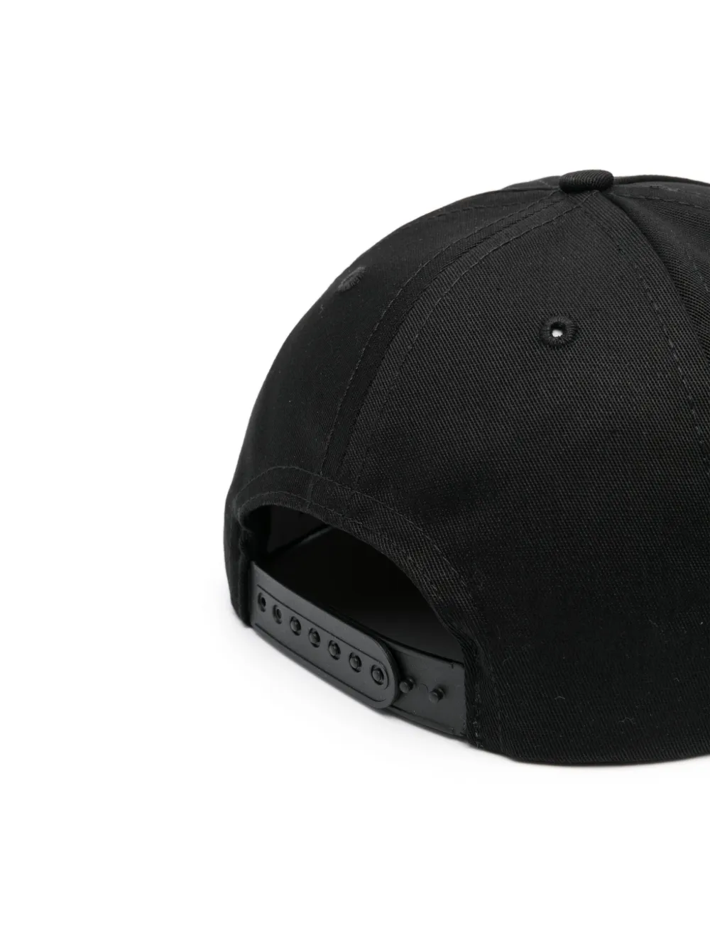 Shop Rhude Logo-embroidered Baseball Hat In Black