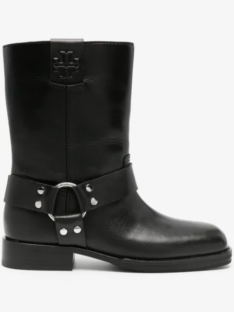 Tory Burch Double T biker boots