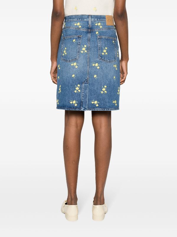 Gucci star outlet skirt