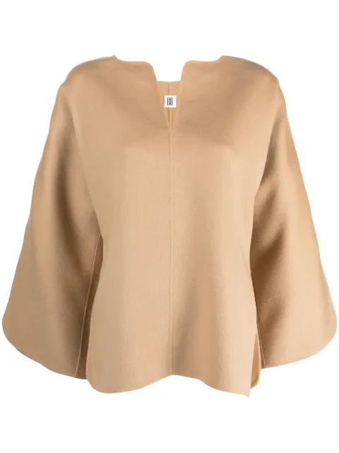 By Malene Birger wide-sleeved wool blouse