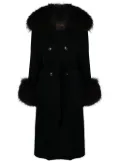 Moorer Malaika wool-cashmere double-breasted coat - Blue