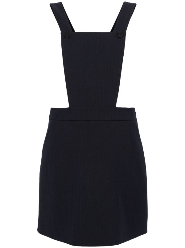 Claudie Pierlot square neck Dungaree Dress Farfetch