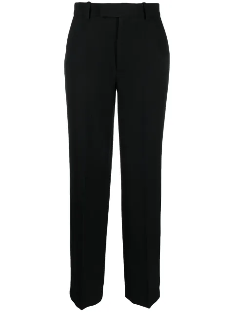 Róhe pressed-crease straight-leg trousers