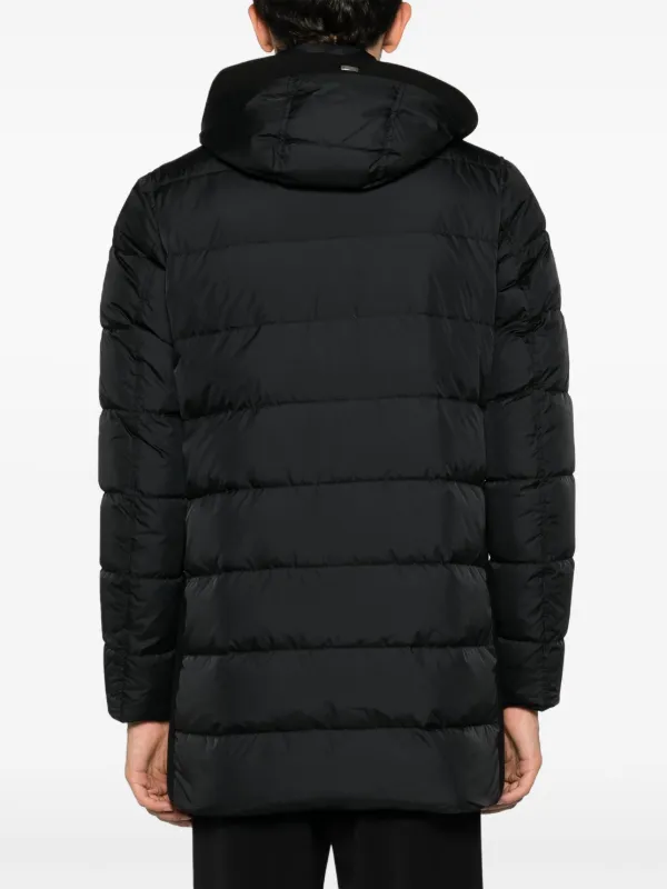 【関税込み】herno Removable hood parka Herno detachable-hood Padded Parka | Black | FARFETCH
