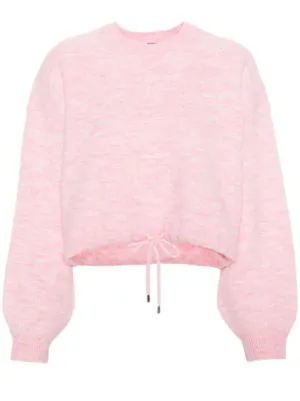 Baby pink deals cropped jumper