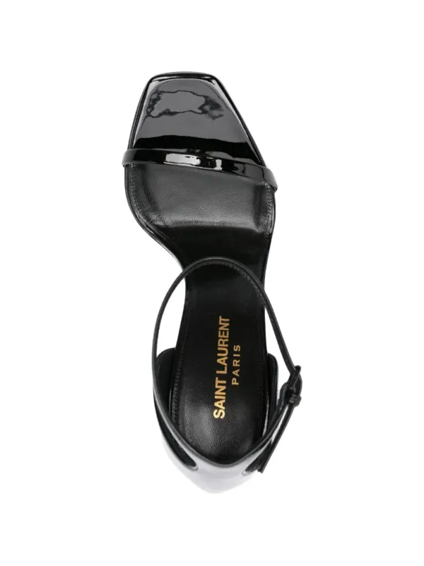 Saint Laurent オピウム サンダル | ブラック | FARFETCH JP