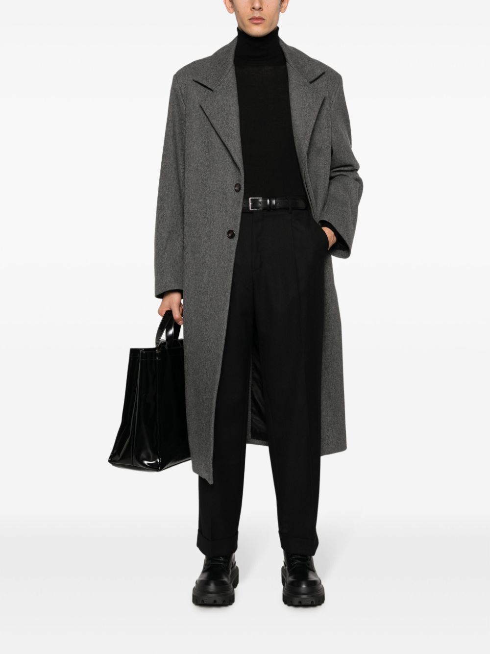 PT Torino tailored virgin wool trousers - Zwart