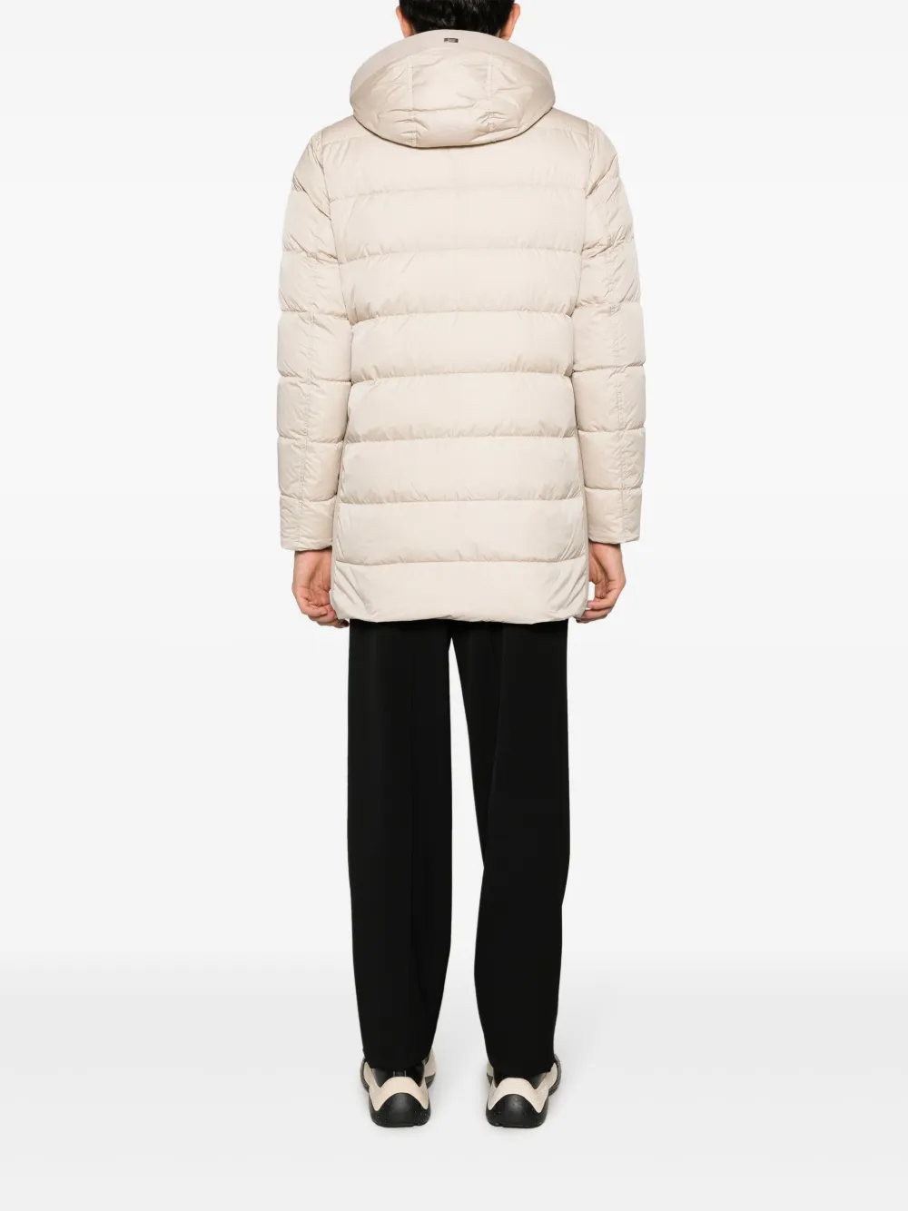 Herno Parka met afneembare capuchon Beige