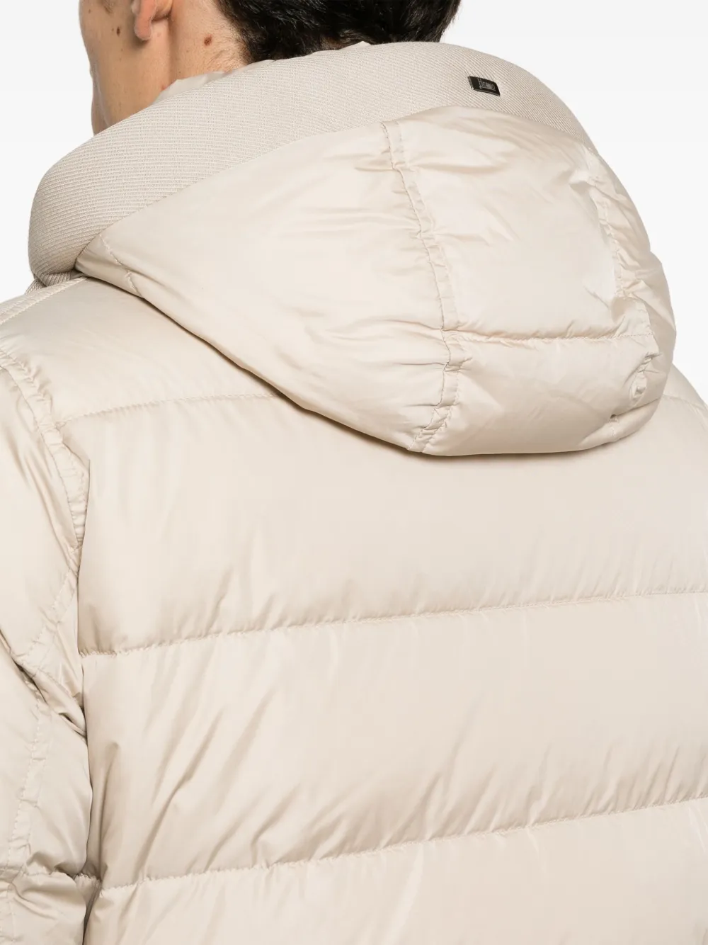 Herno Parka met afneembare capuchon Beige