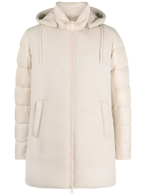 Herno detachable-hood padded parka