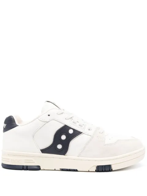 Saucony Sonic panelled leather sneakers