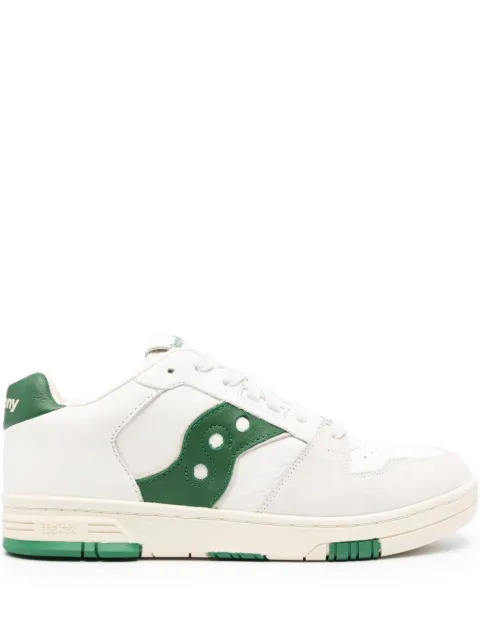 Saucony Sonic panelled leather sneakers