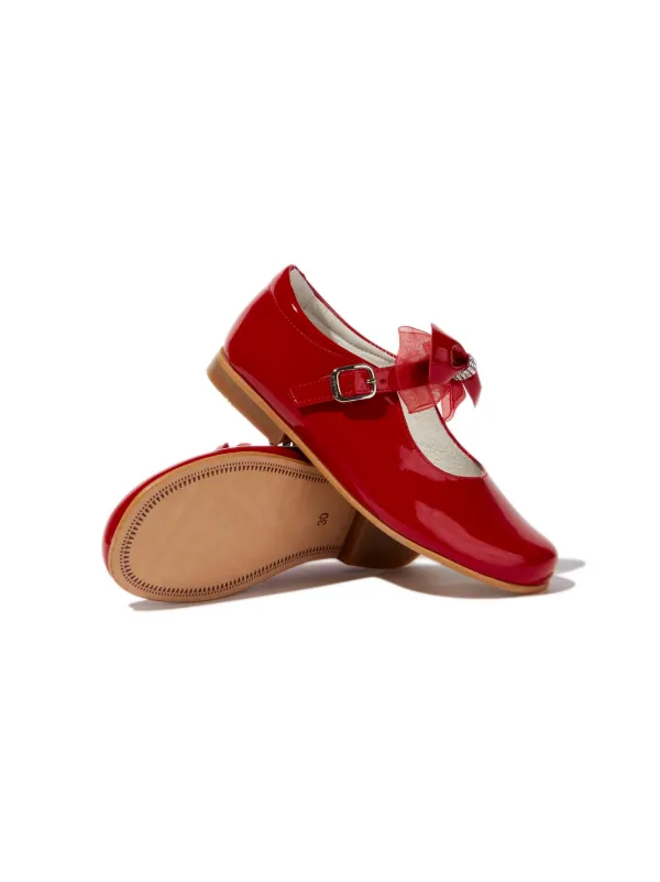 Kids red patent discount shoes