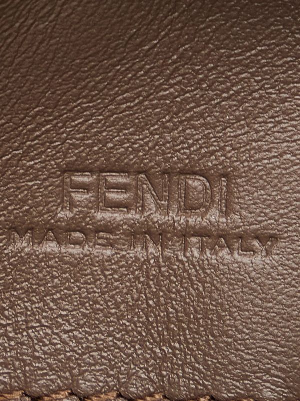 Nano Fendi Step Out Leather Brown