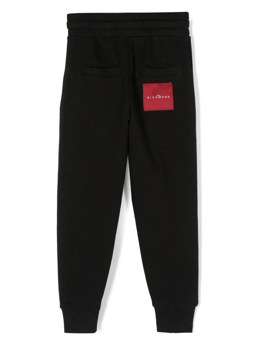 John Richmond Junior logo-embroidered track pants - Zwart
