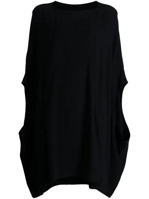 Rick Owens asymmetric tunic minidress