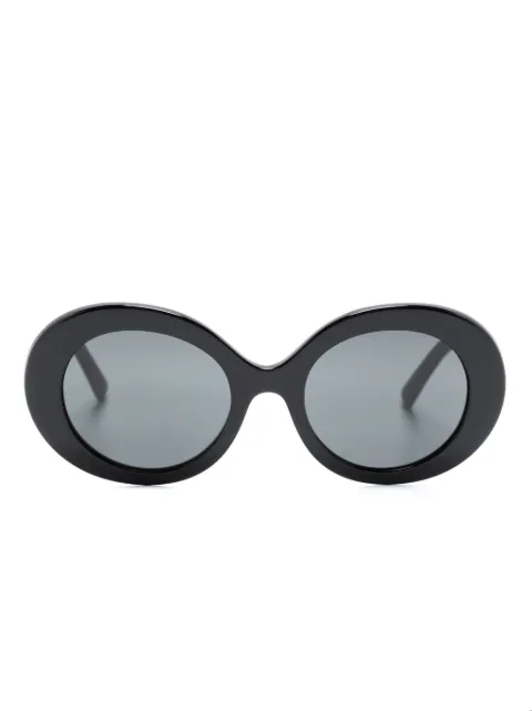Dolce & Gabbana Eyewear 로고 타원형 프레임 선글라스