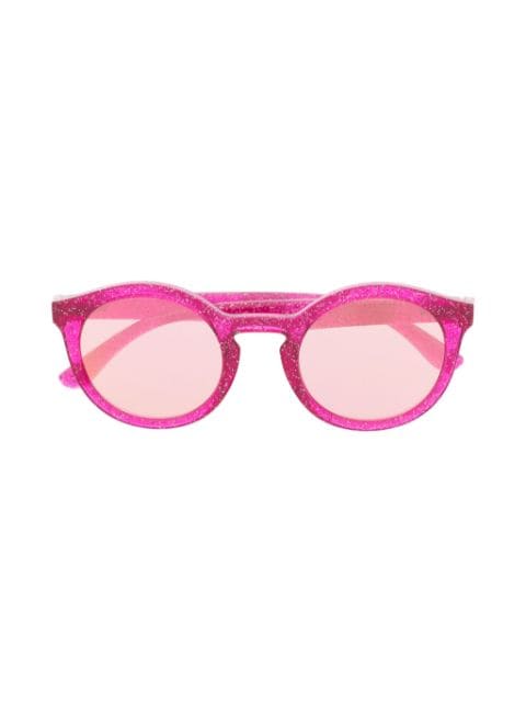 Dolce & Gabbana Eyewear lunettes de soleil New Pattern à monture ronde