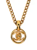 CHANEL Pre-Owned 1997 CC turn-lock pendant chain necklace - Gold