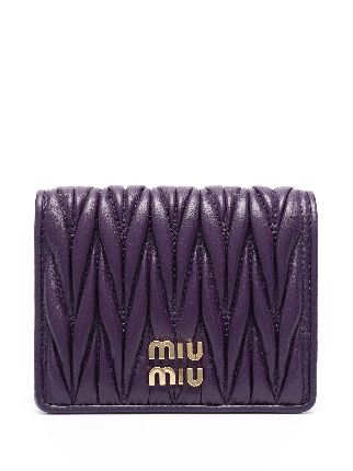 Miu miu 2025 wallet matelasse