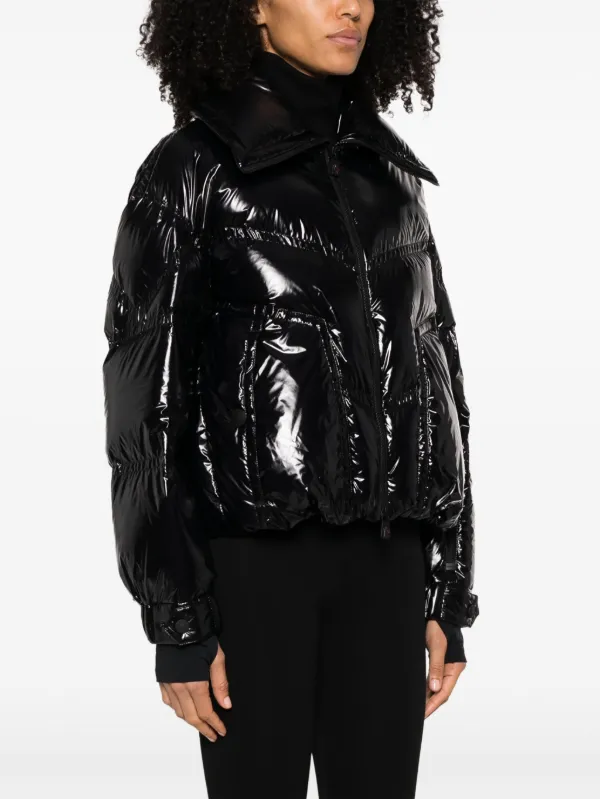 Moncler Grenoble logo-patch Quilted Puffer Jacket | Black