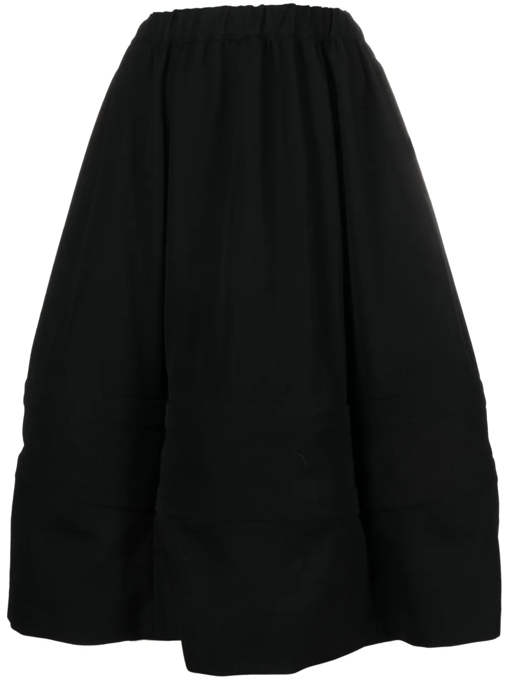 Comme Des Garçons Comme Des Garçons High waist midi-rok Zwart