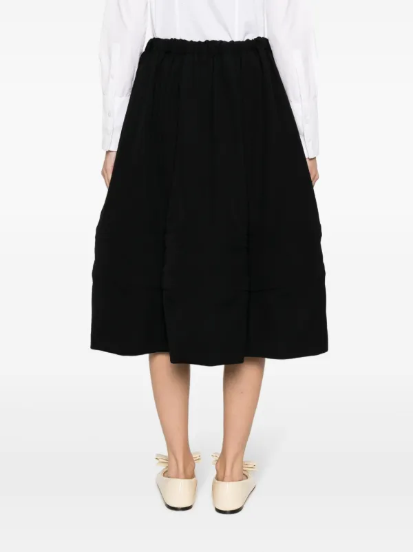 Comme Des Garçons faux-fur A-line Skirt - Farfetch