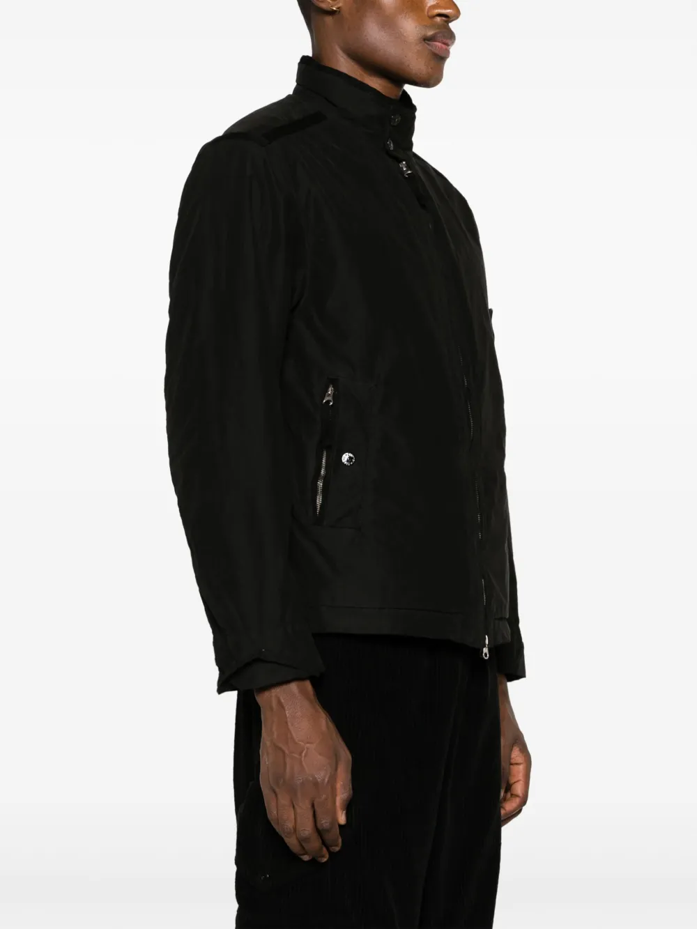 Stone Island Waterafstotend jack - Zwart